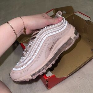 Pink reflective women’s air max 97